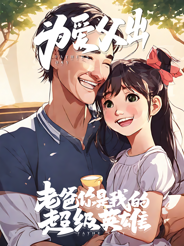 为爱父出父亲节节日海报素材