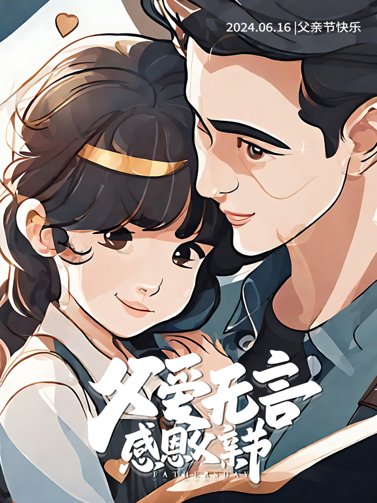 父亲节节日宣传海报素材