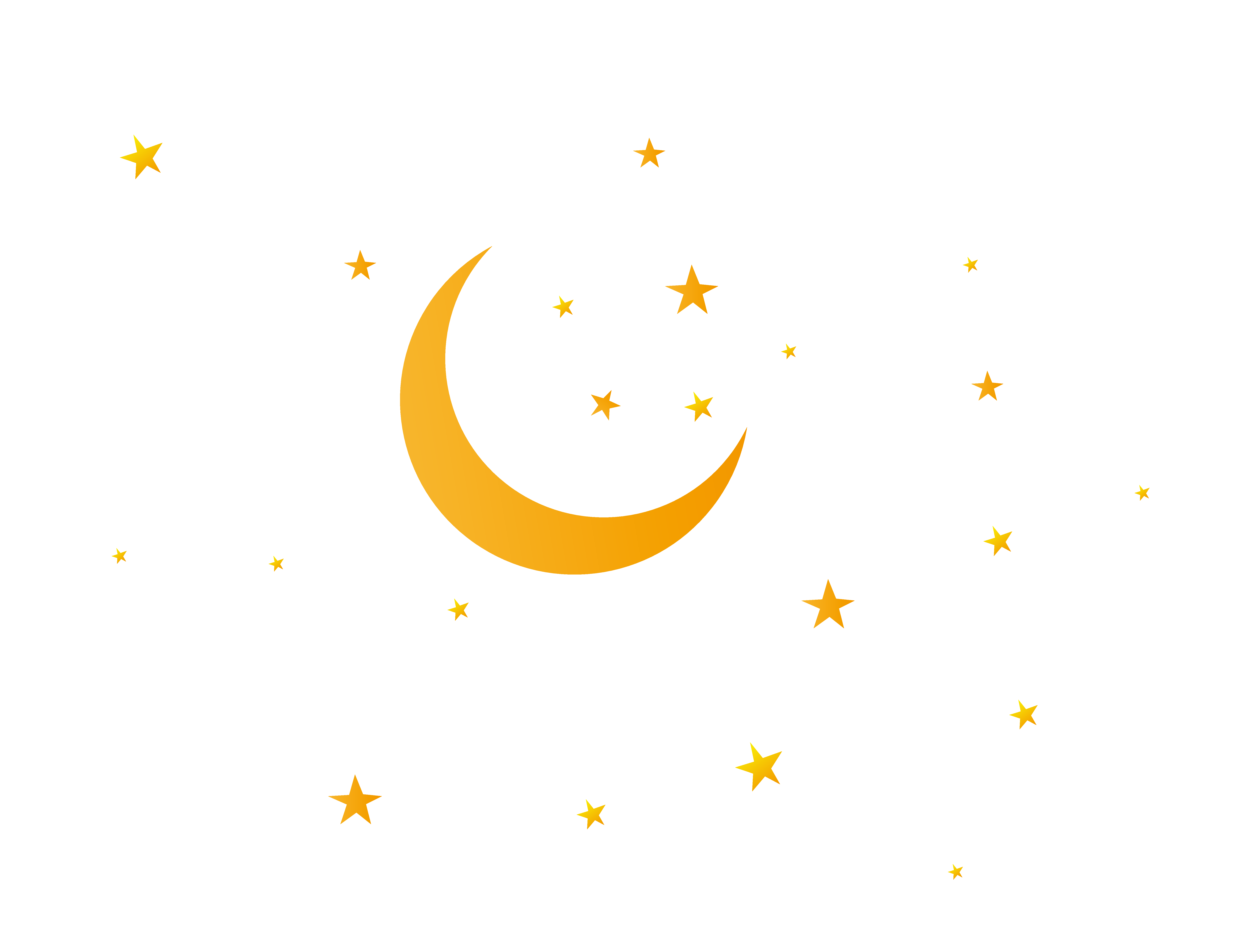 月亮星星矢量元素素材