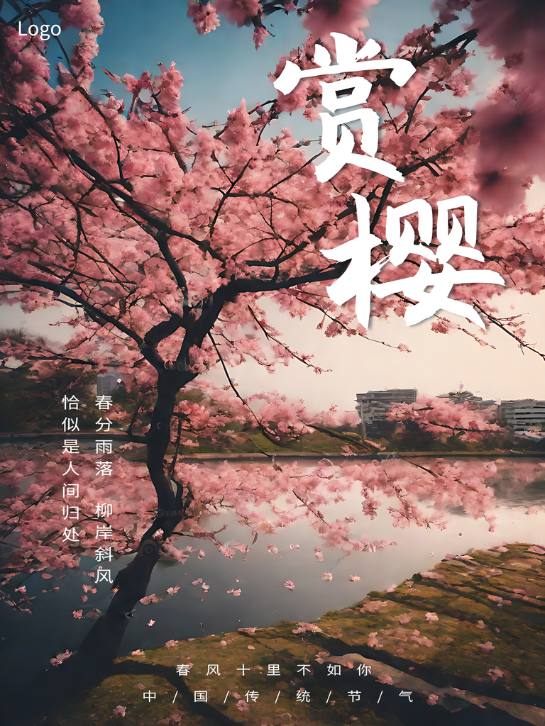 赏樱宣传摄影图海报素材