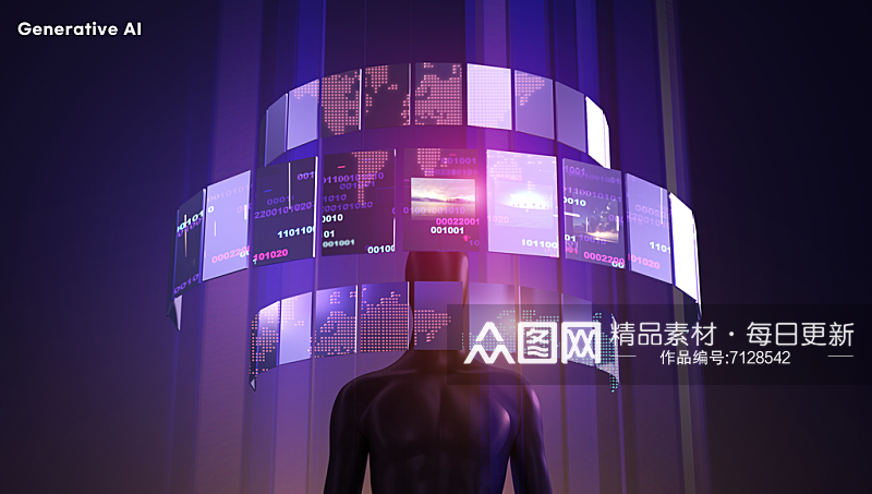 AI人工智能科技抽象banner素材