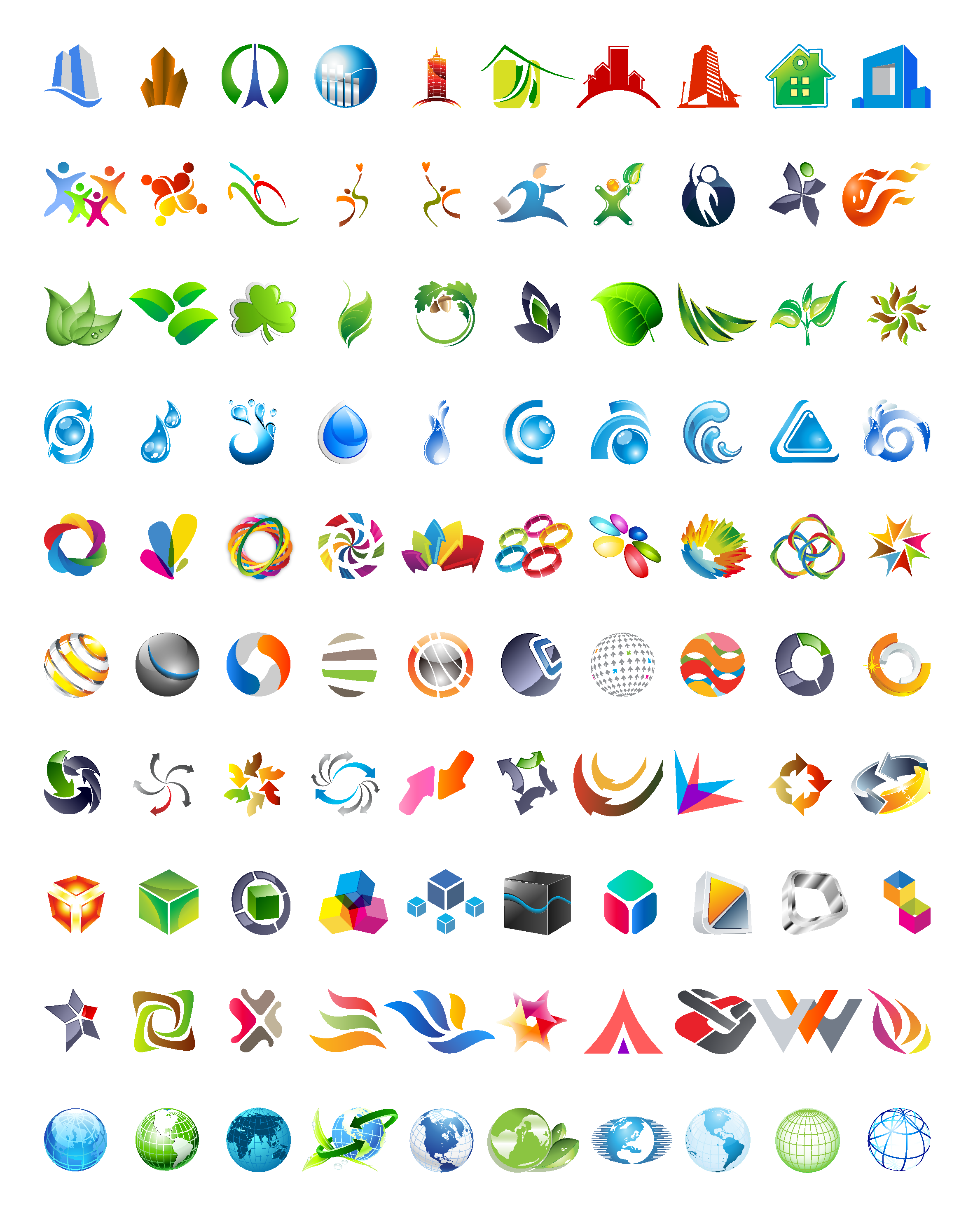 矢量科技标志logo素材