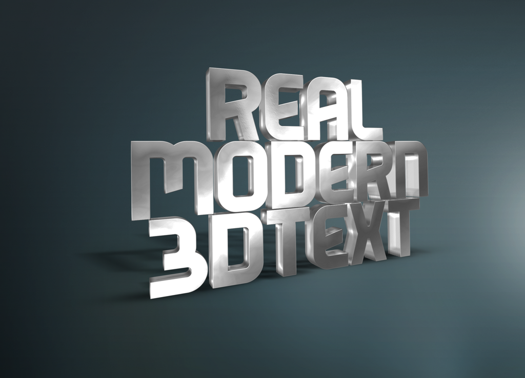 3D立体字体效果PSD素材素材