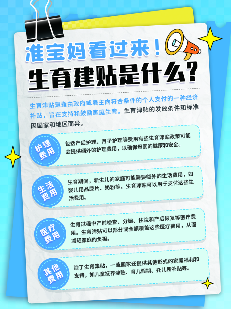生育津贴上涨小红书套图素材