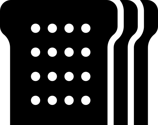 最新原创黑色食物图标素材