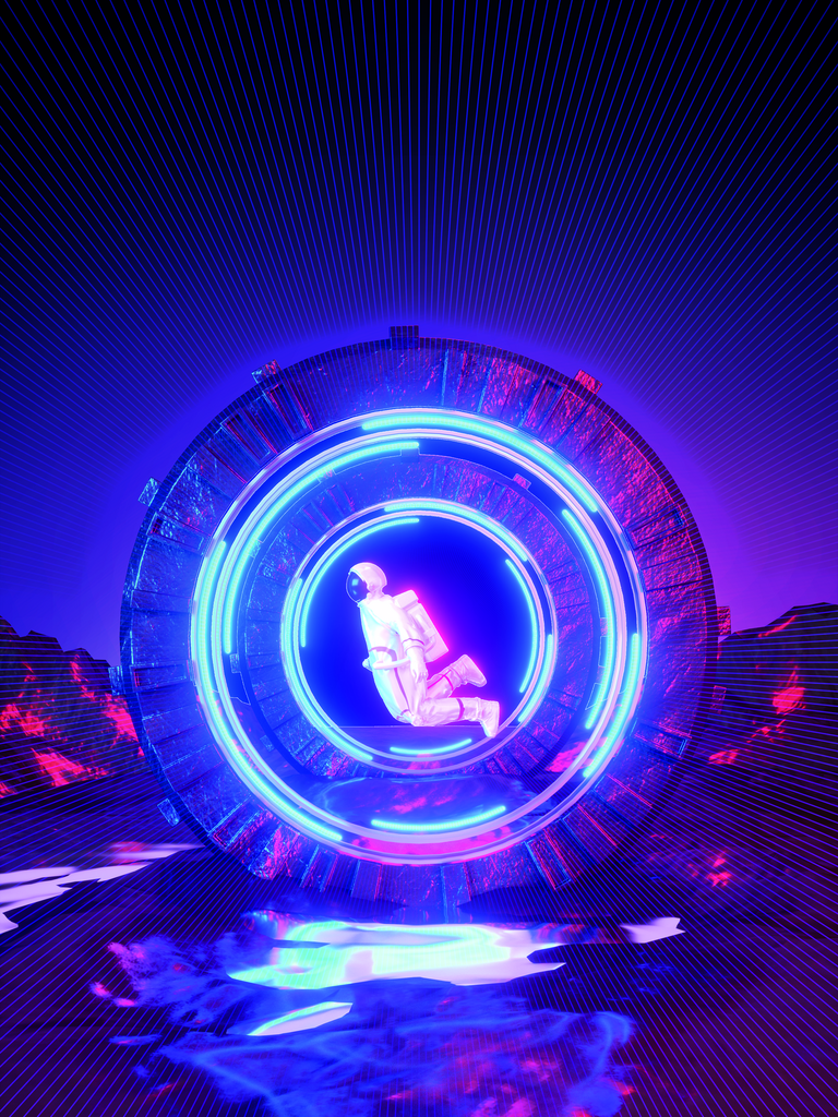 元宇宙素材海报设计素材