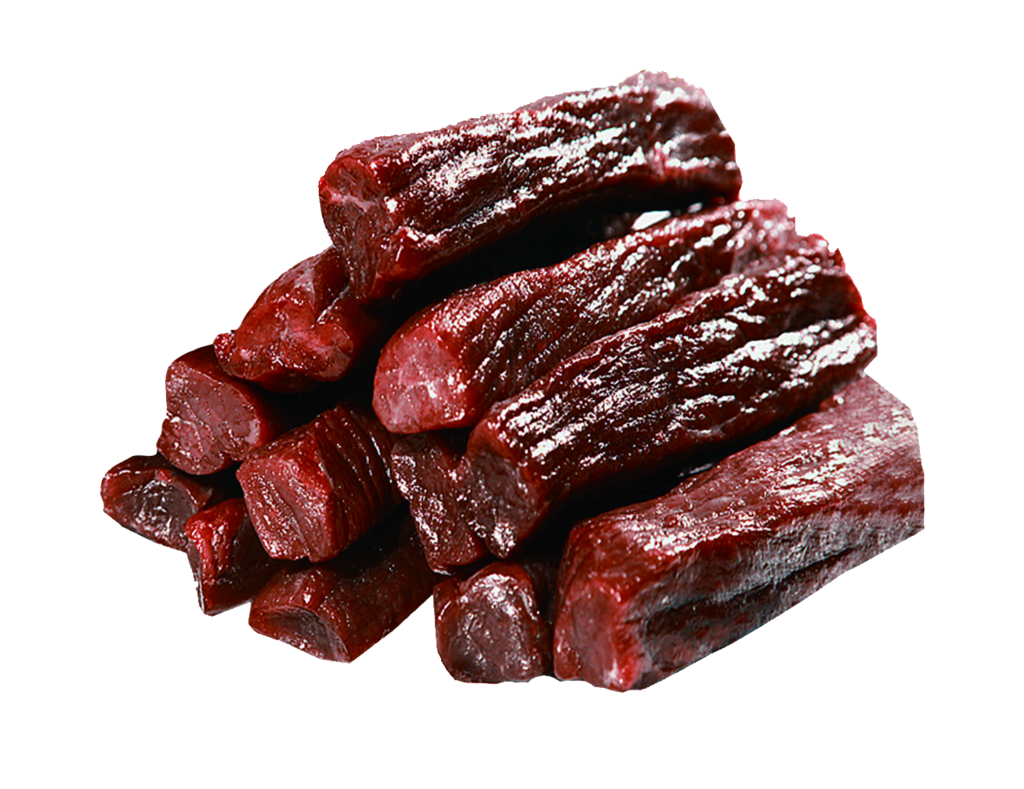 蒙古风干手撕牛肉干素材