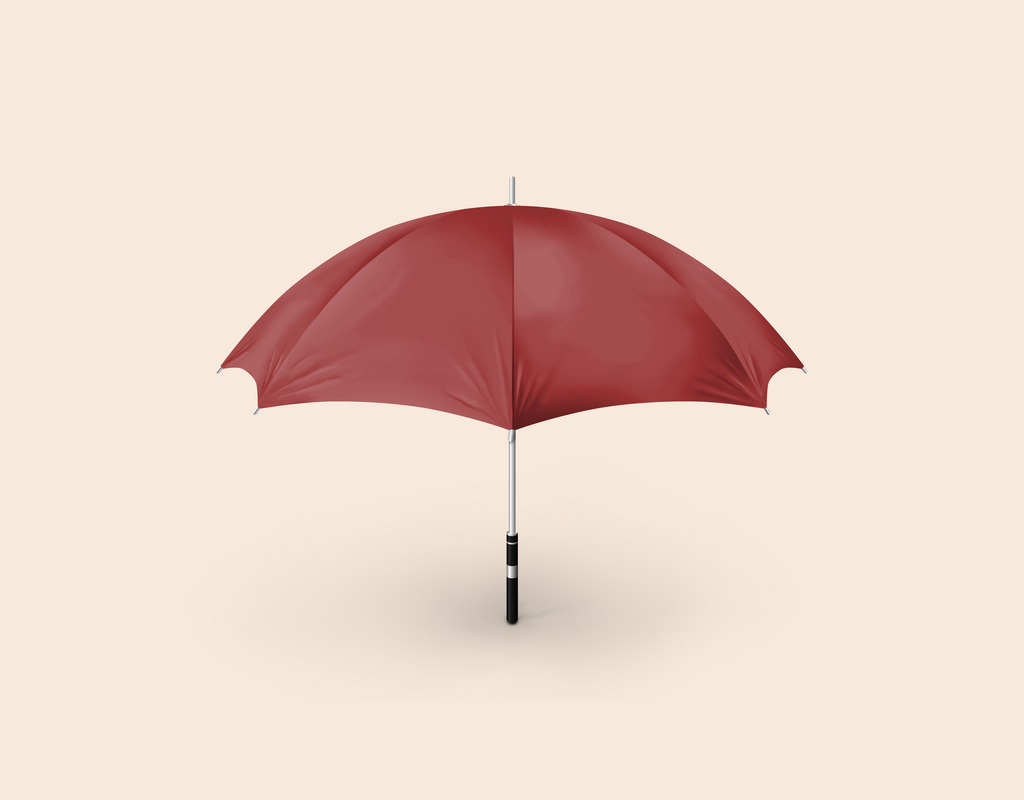 大气简约雨伞样机模板素材