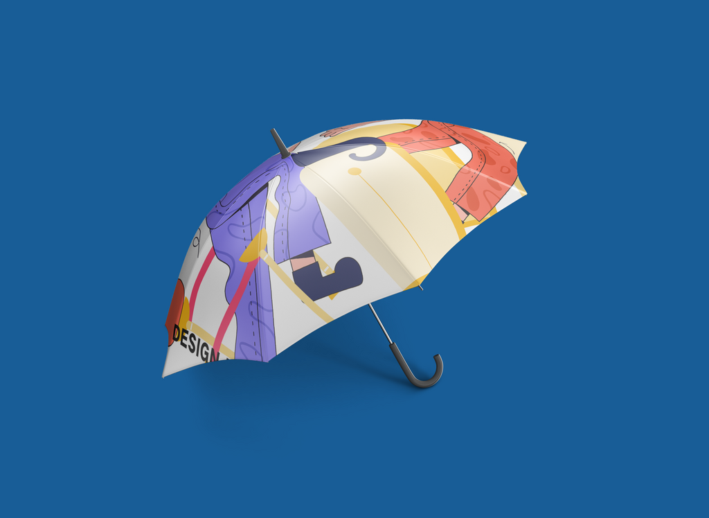 雨伞样机雨伞贴图素材