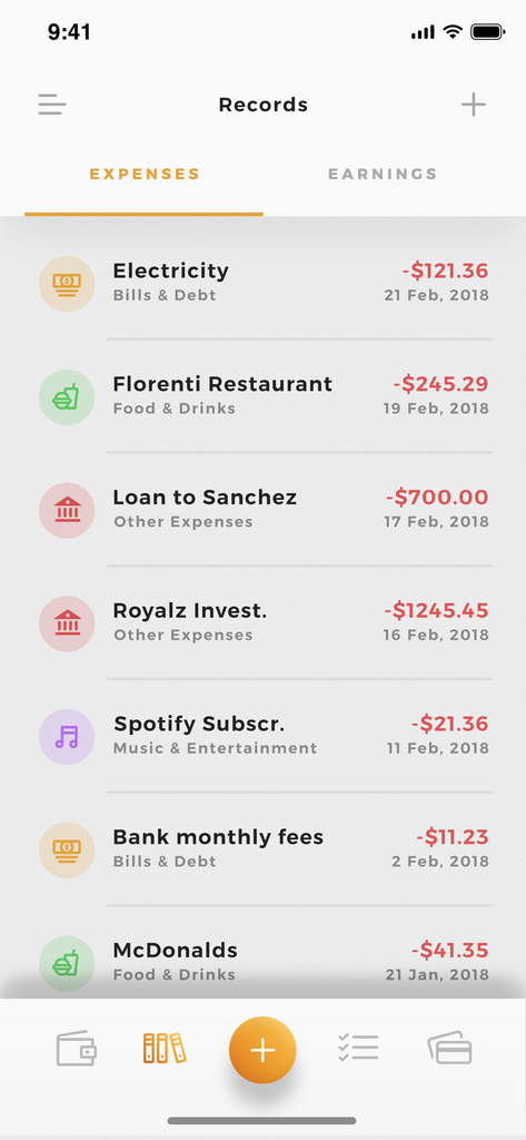 通讯app软件页面设计素材