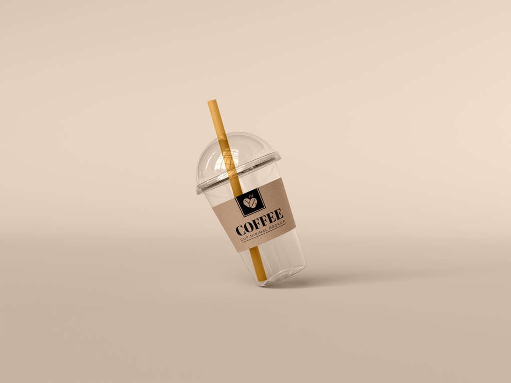 创意大气咖啡杯奶茶杯样机展示素材