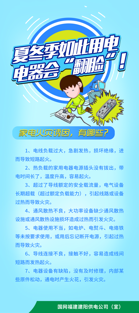最新原创安全用电宣传海报素材
