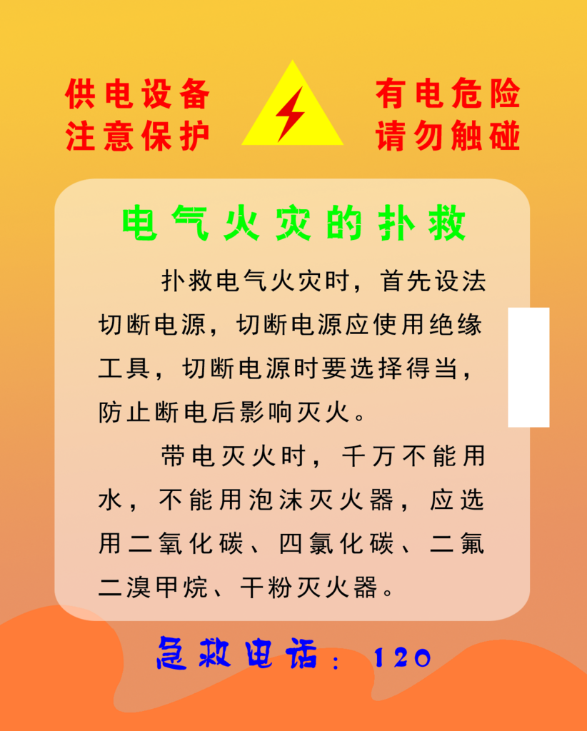 最新原创安全用电宣传海报素材
