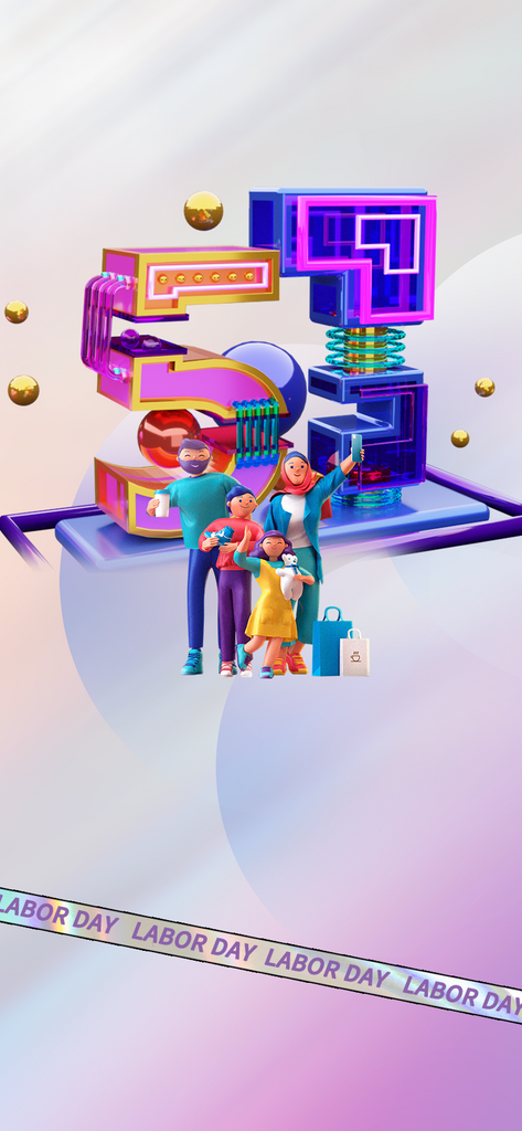五一国际劳动节海报素材