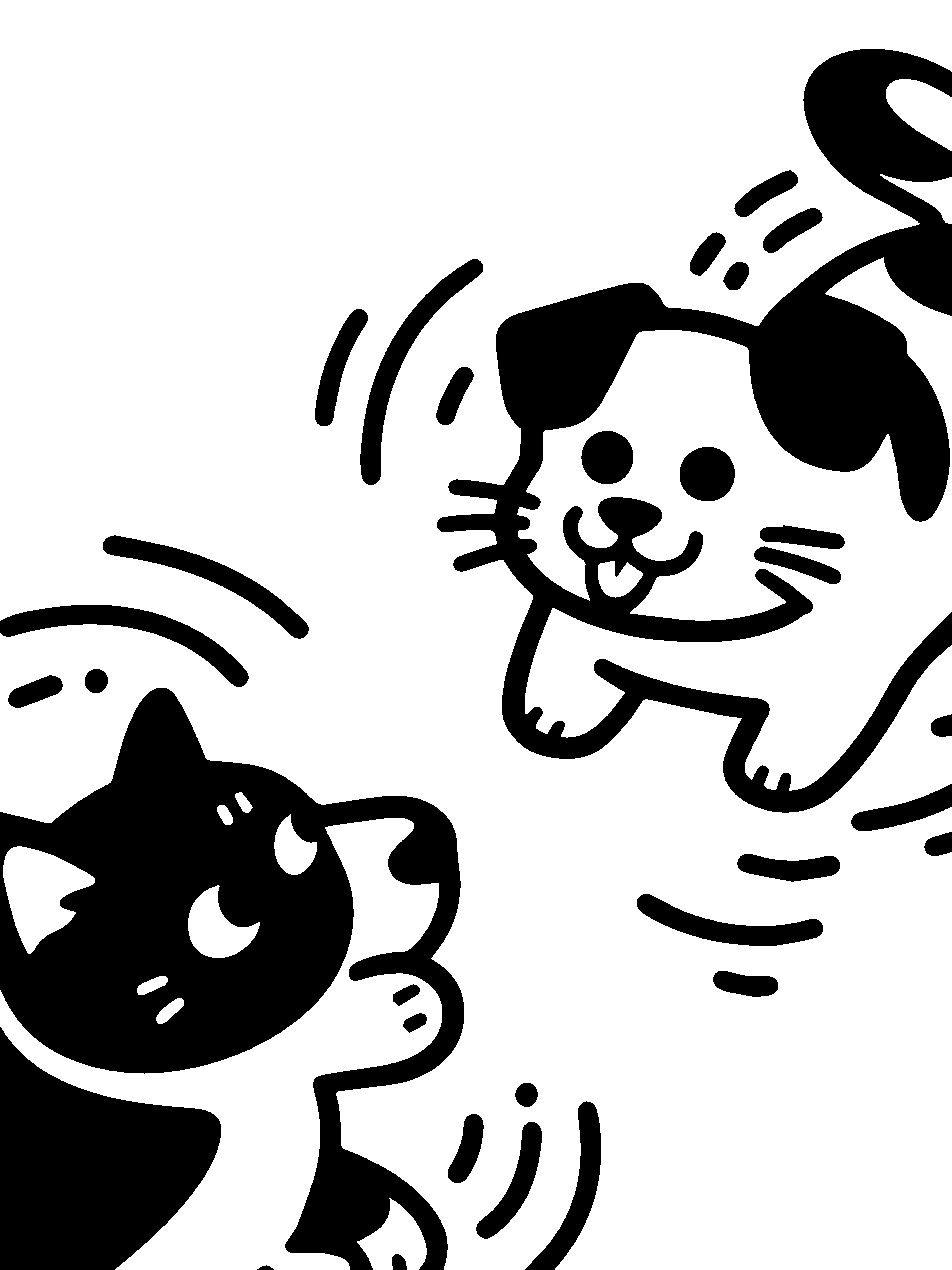 动物插画宠物猫狗图形素材