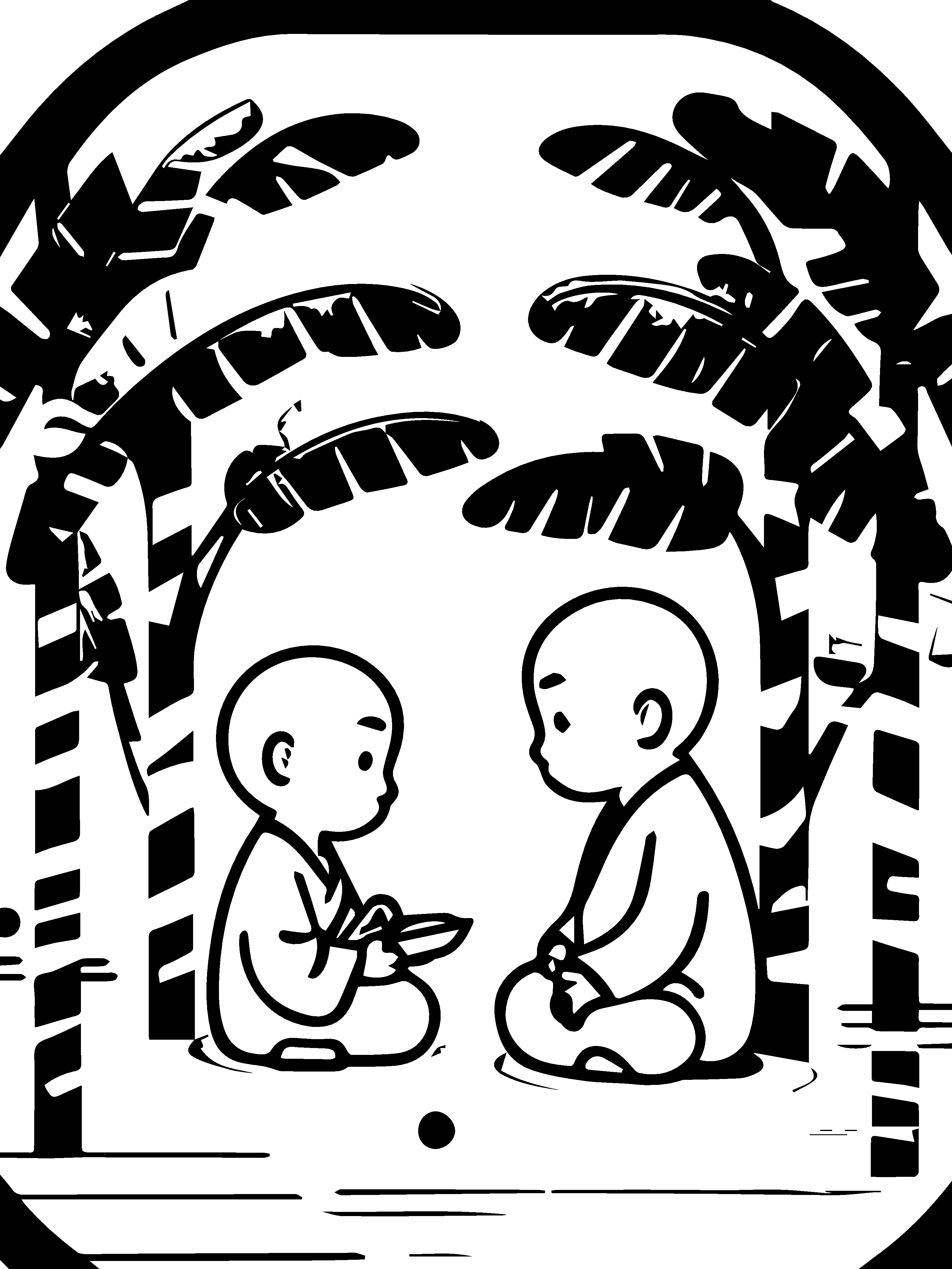 人物剪影矢量图形元素素材