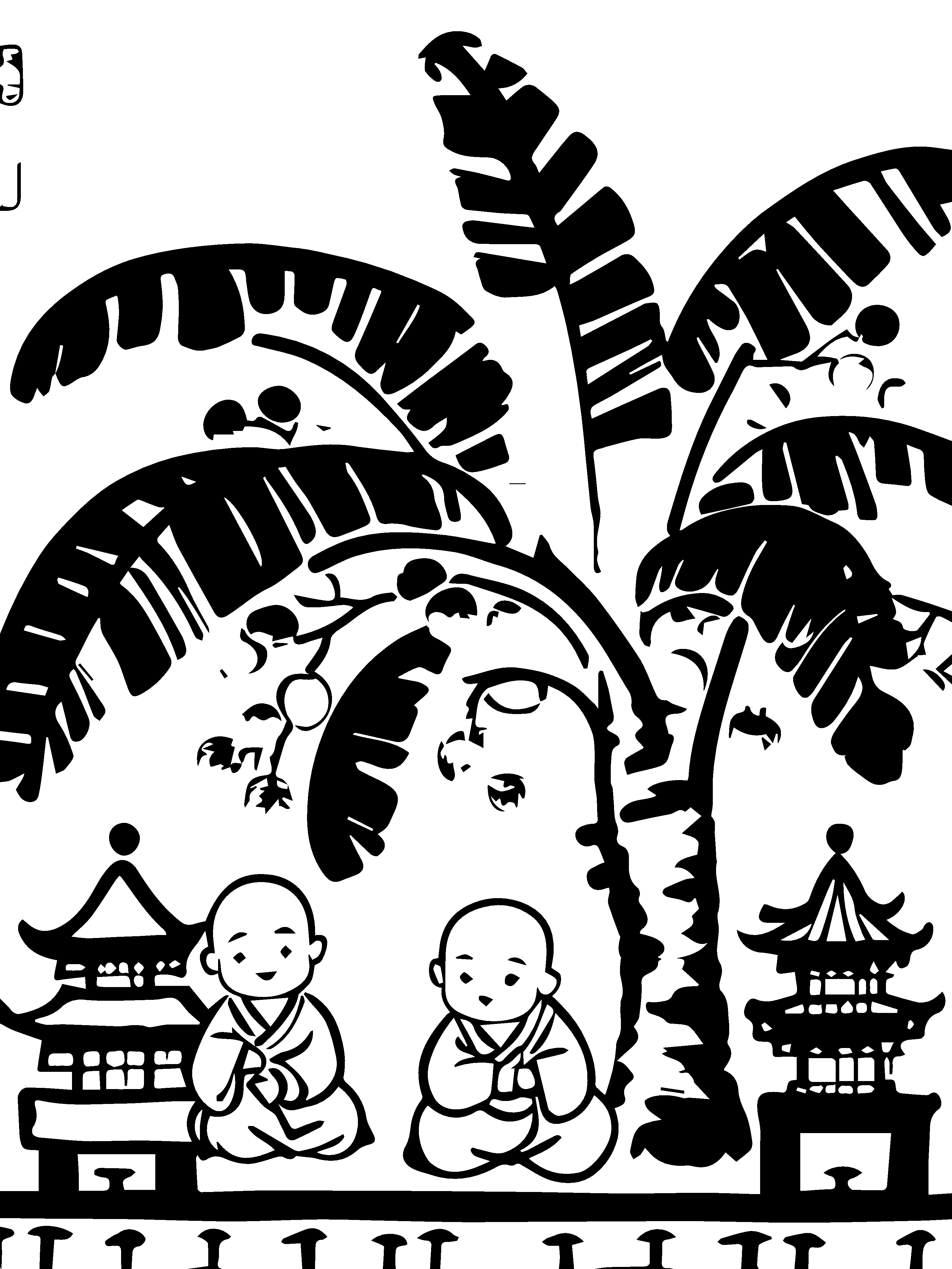 人物剪影矢量图形素材