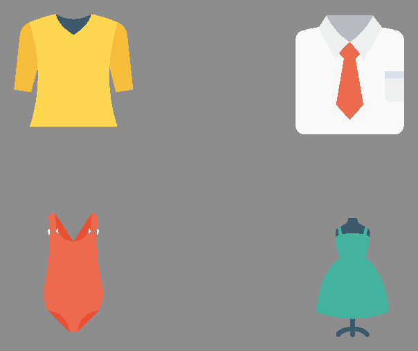 鞋服箱包化妆品图标icon素材
