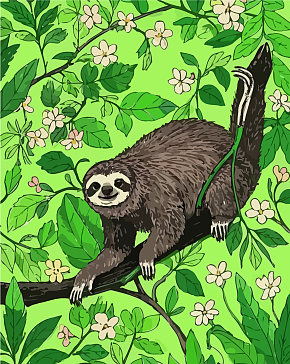 动物树獭矢量插画图形元素素材下载-众图网