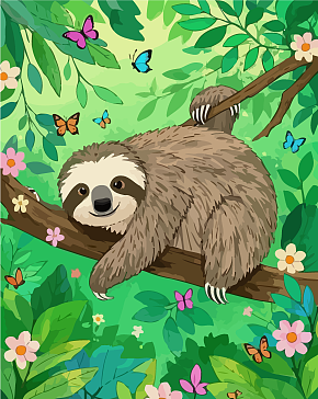 动物树獭矢量插画素材下载-众图网