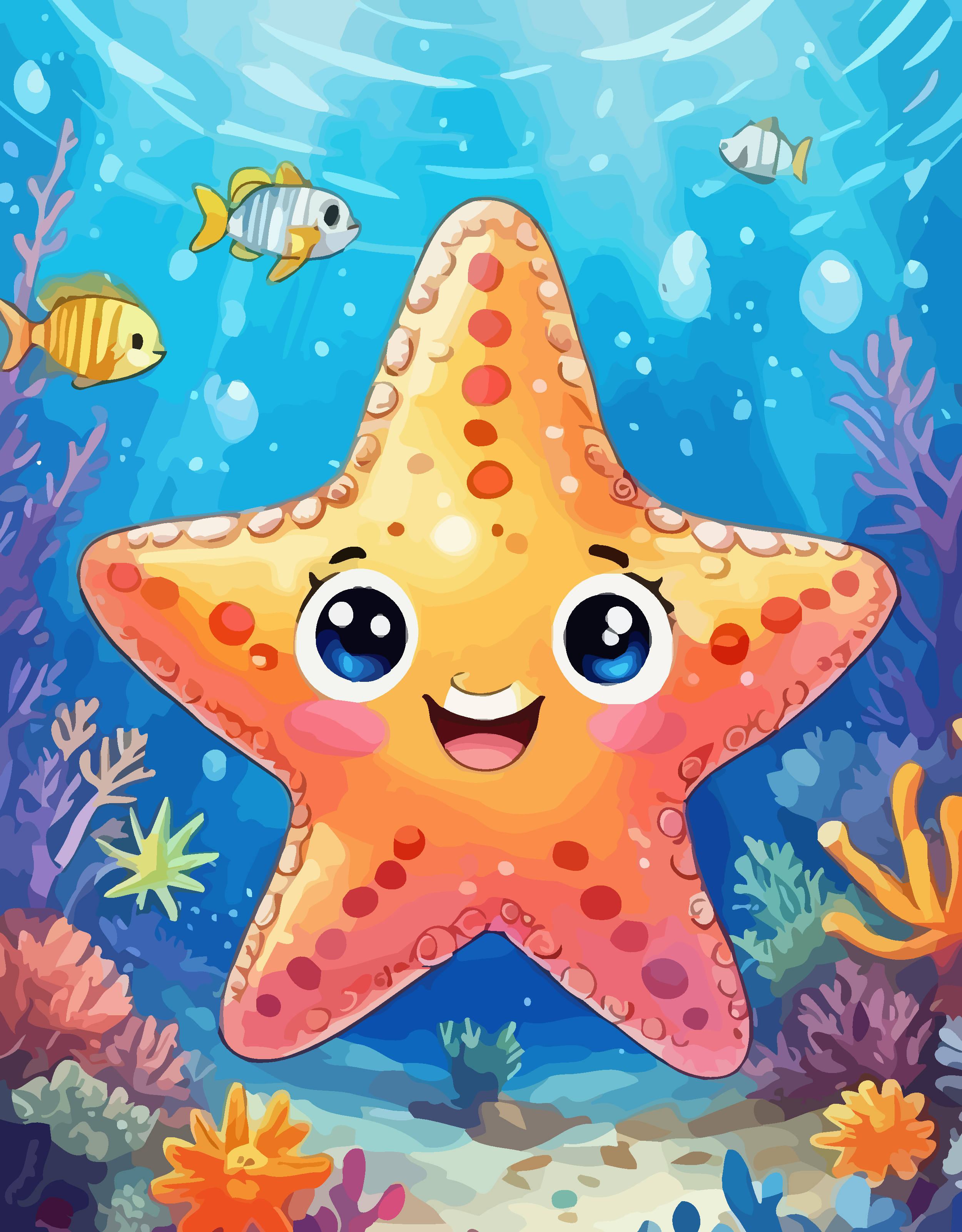 海星矢量插画图形素材