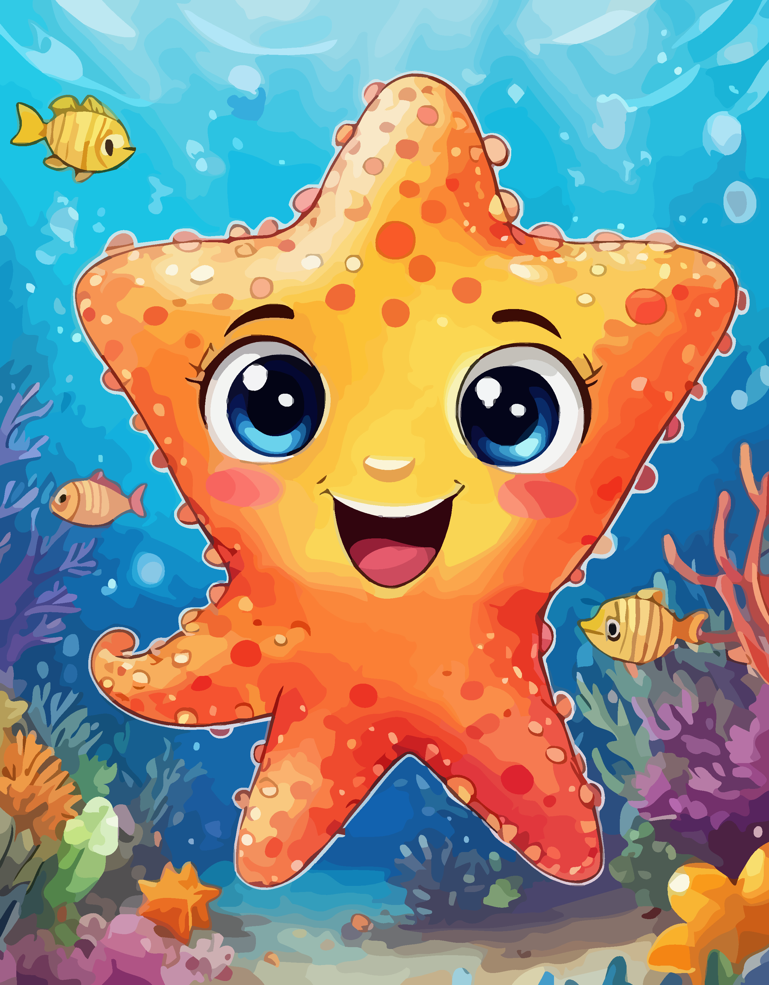 海星矢量插画图形素材