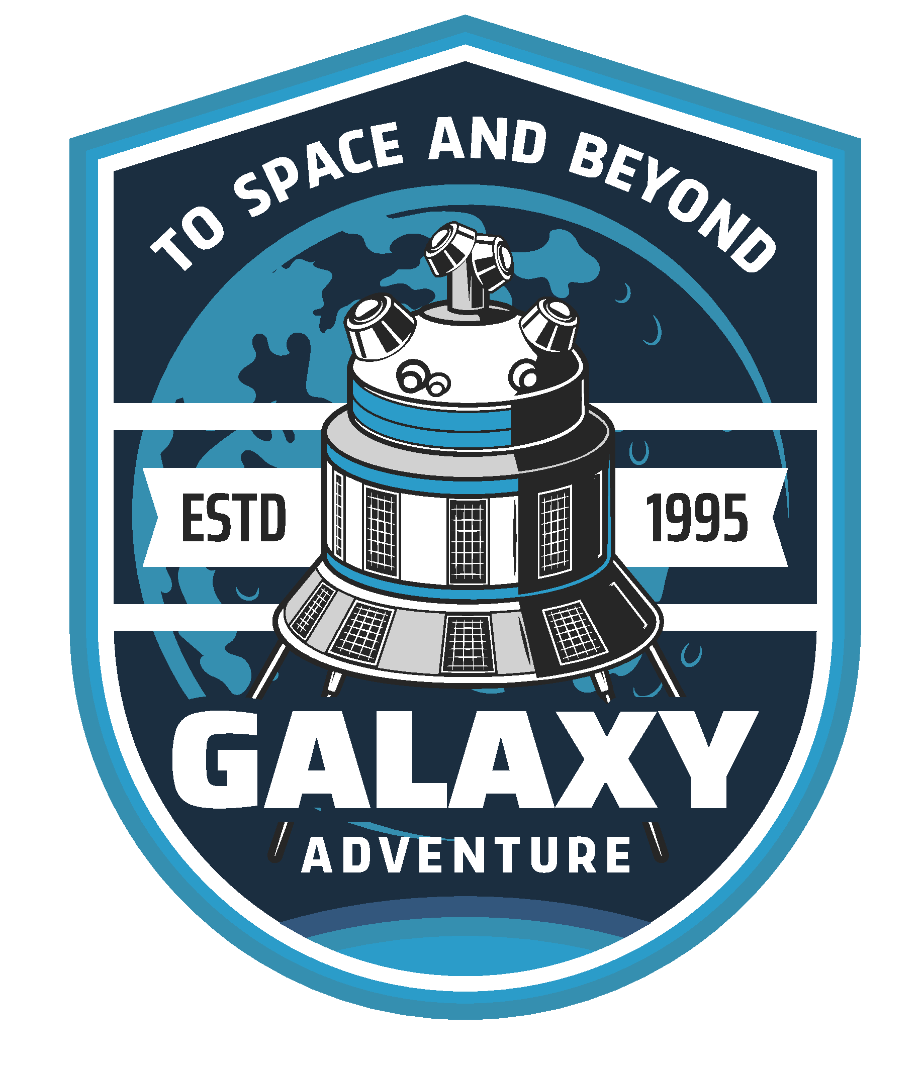 矢量航天航空宇宙元素徽章图标logo素材