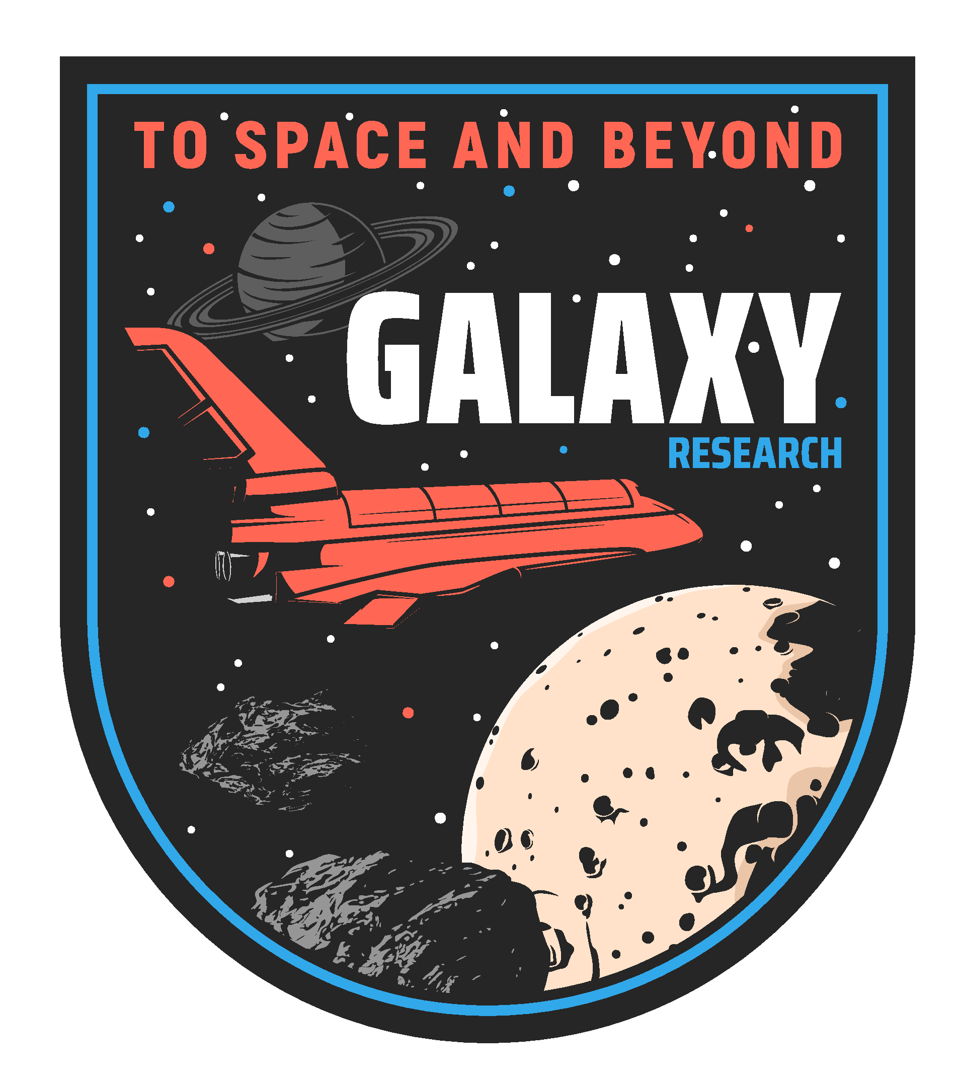 矢量宇宙航天航空元素徽章图标素材模版素材