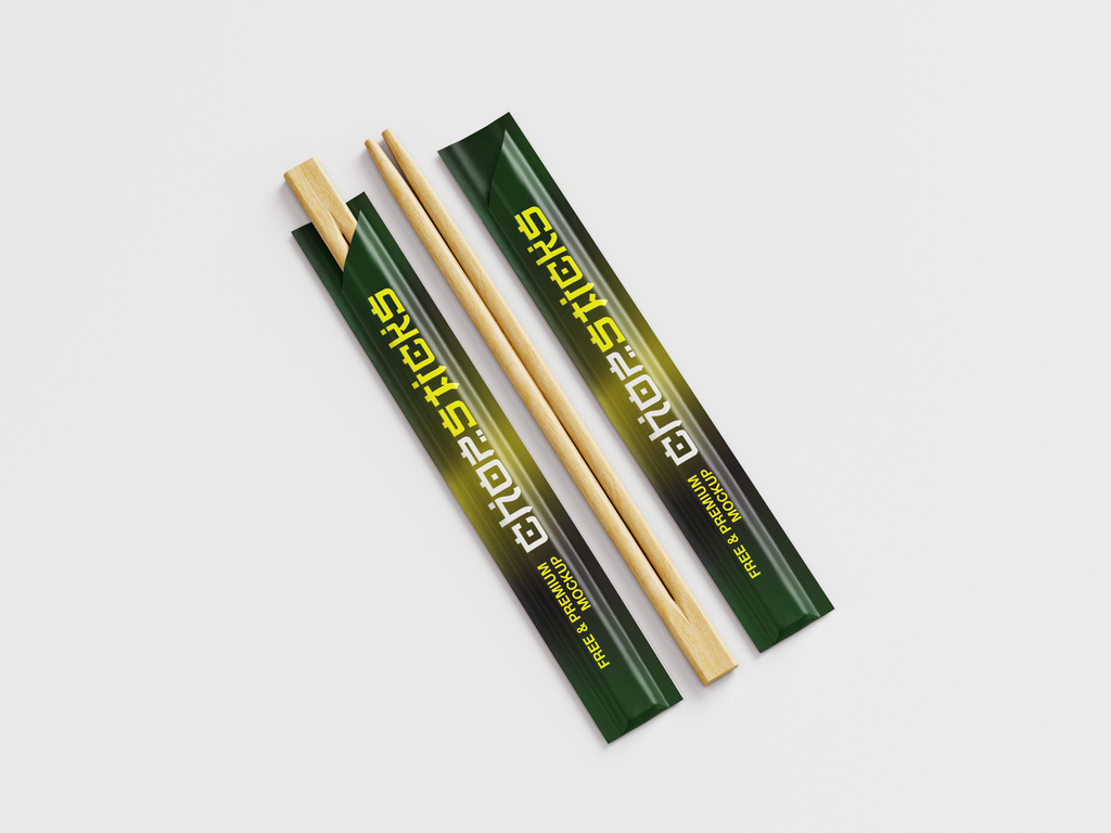 高端筷子餐具样机素材