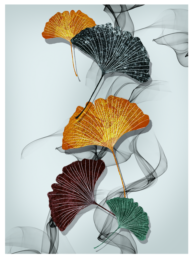 现代中式装饰画PSD模版素材