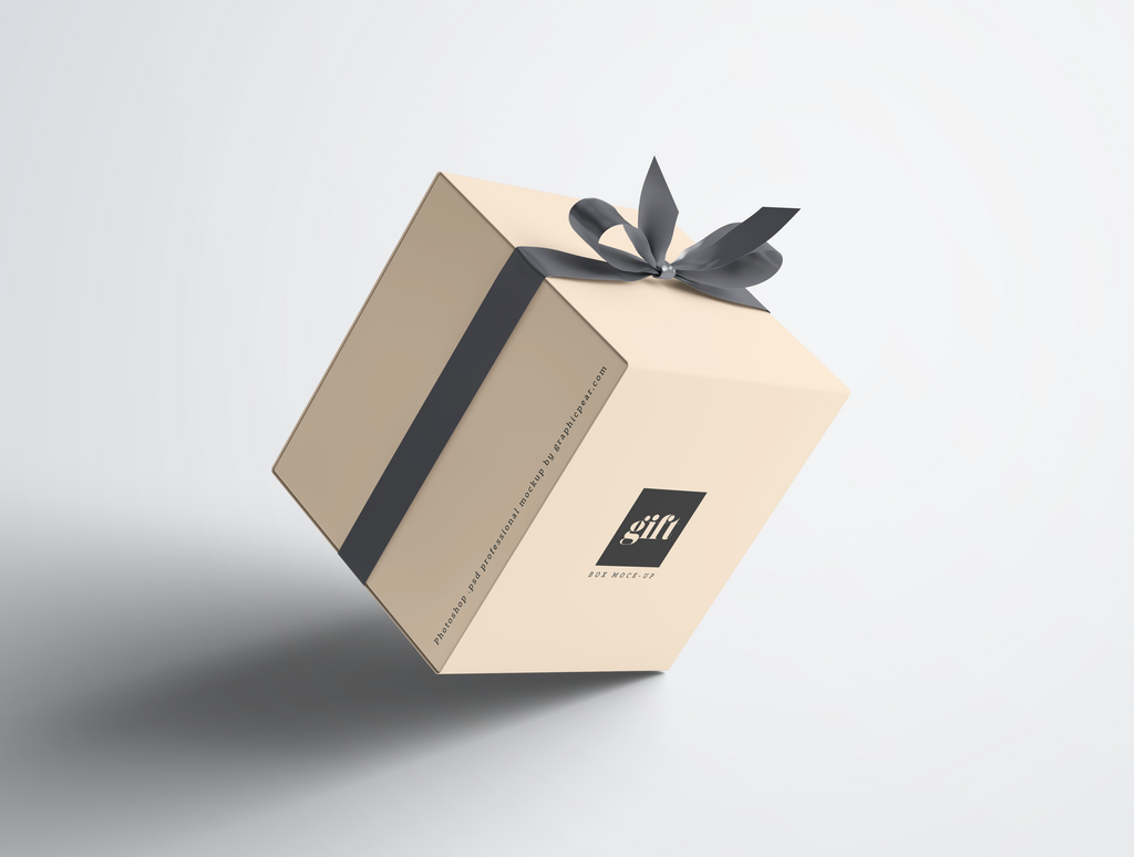 创意大气礼盒箱子样机素材