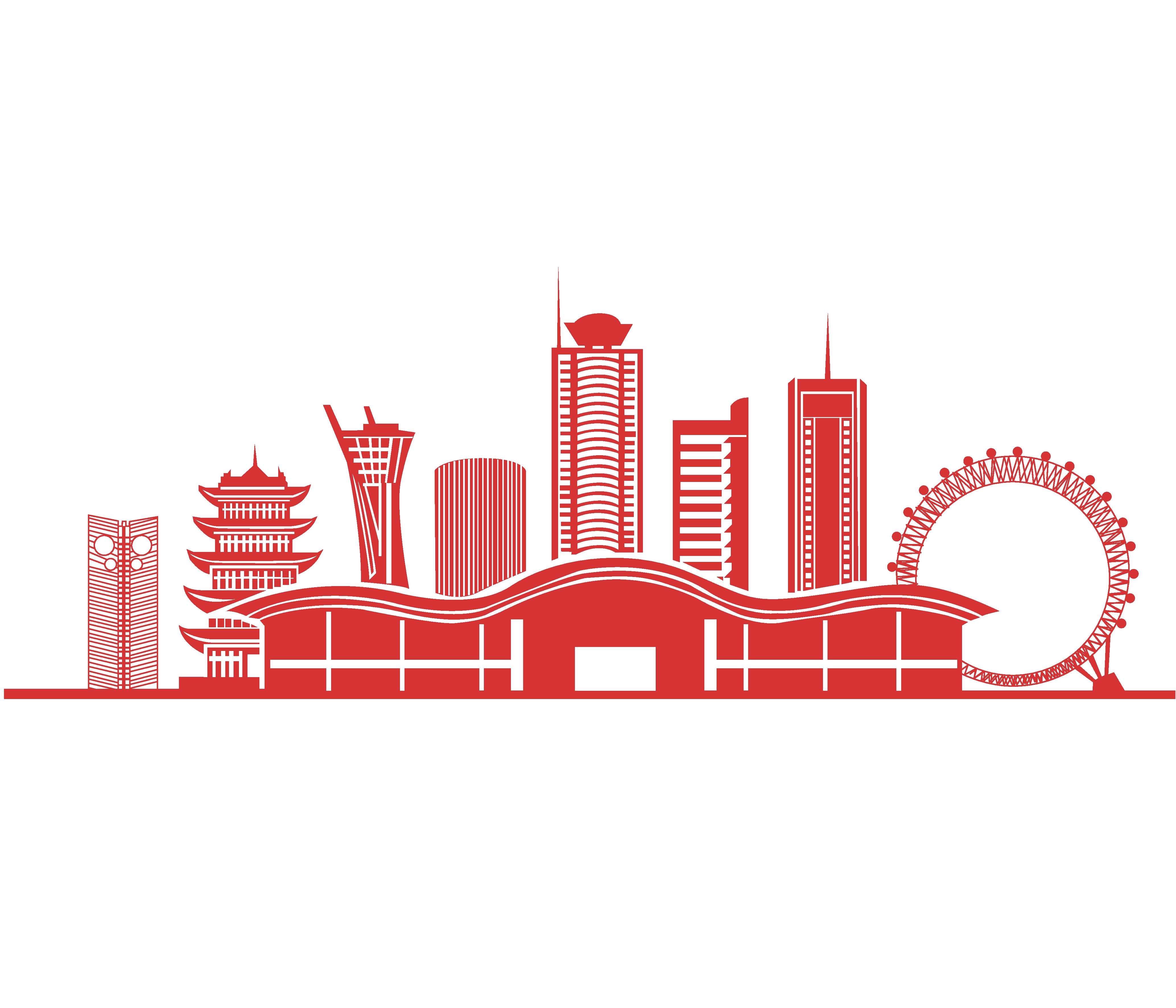 山东潍坊地标建筑素材