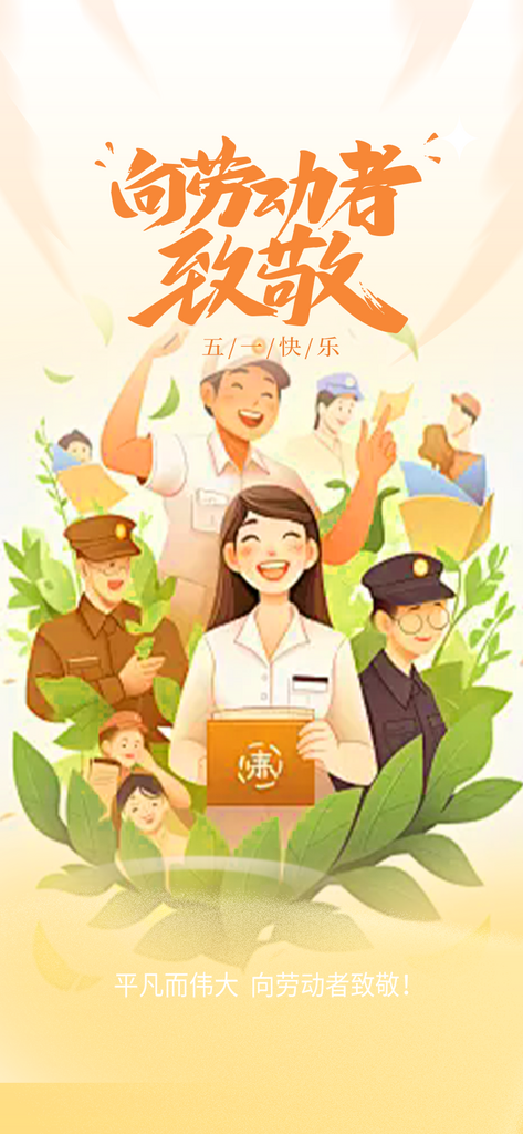 节日五一劳动节宣传海报素材