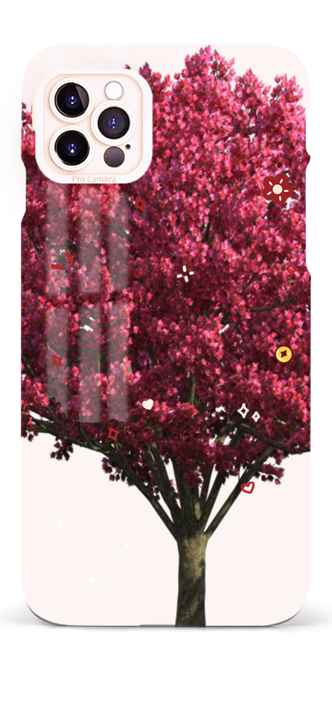 美丽樱花图案手机壳设计素材
