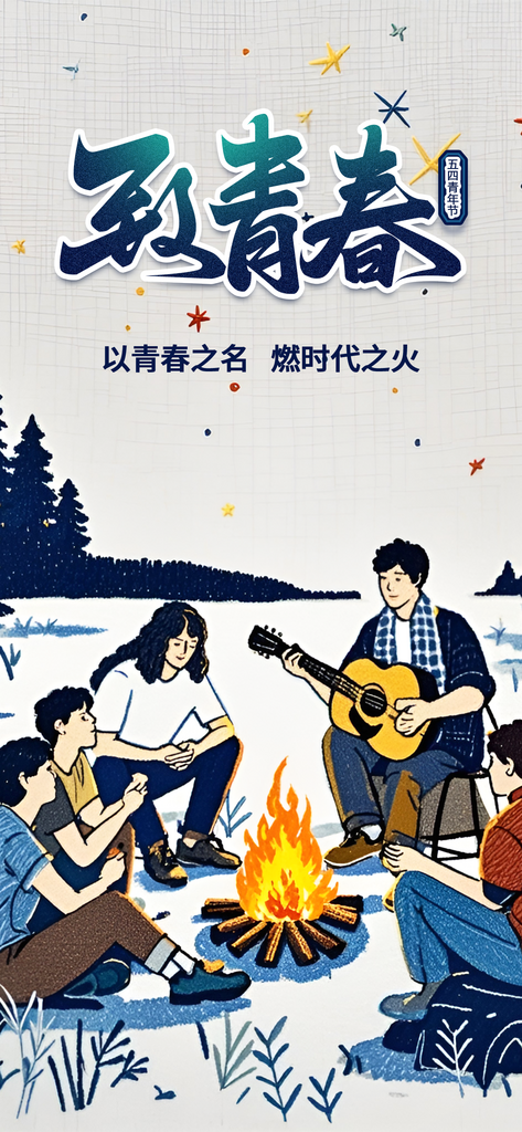 五四青年节海报设计素材