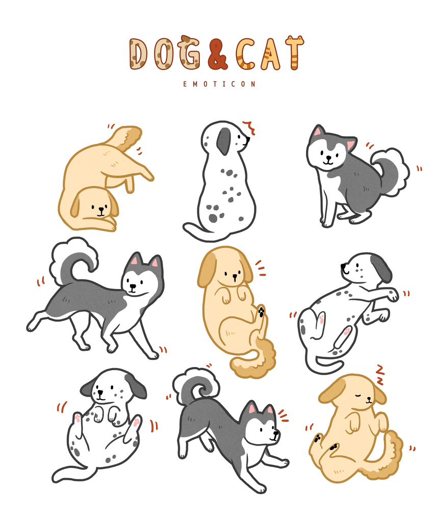 创意动物猫咪插画素材素材