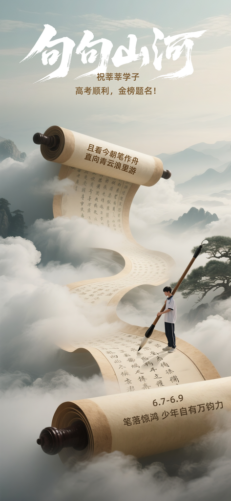 2025年高考创意有趣海报素材