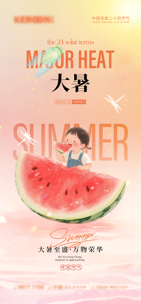 创意二十四节气宣传海报素材