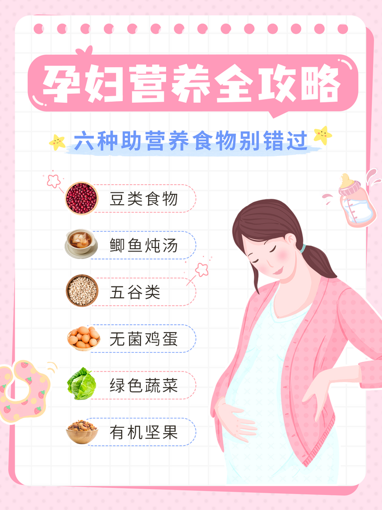 母婴亲子知识科普小红书套装素材