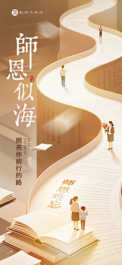 创意简约教师节海报设计素材