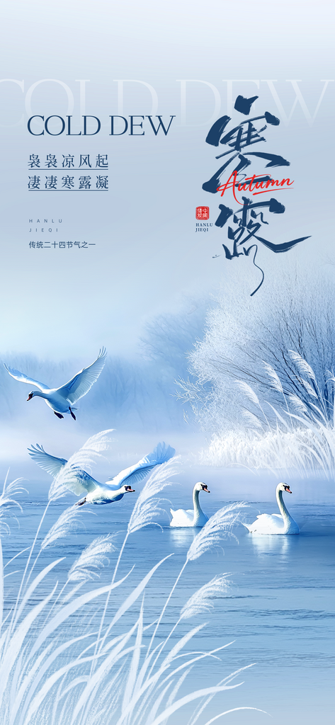 传统节气寒露海报素材