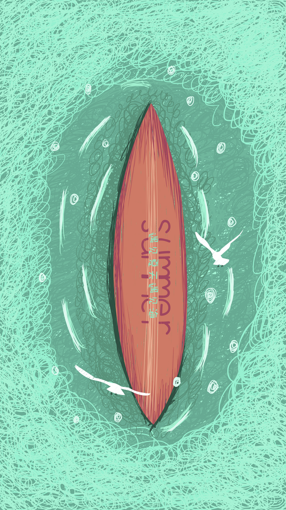 儿童手绘插画海报素材素材