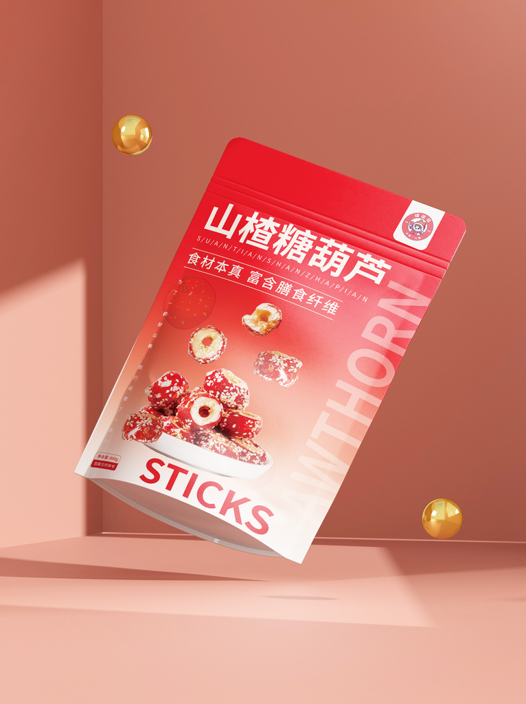 塑料包装袋场景样机素材