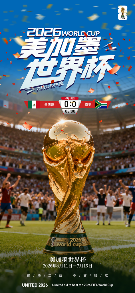 2026美加墨世界杯宣传海报素材