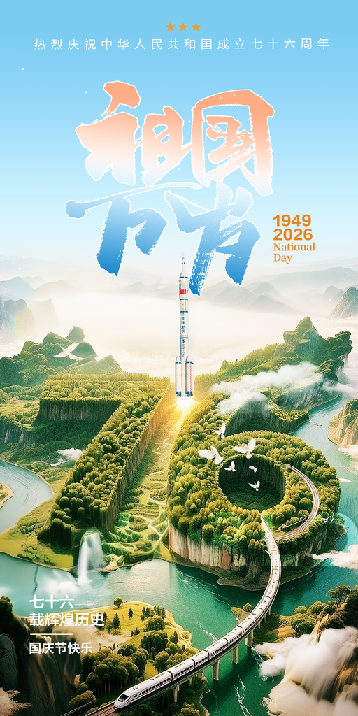 国庆佳节海报设计素材
