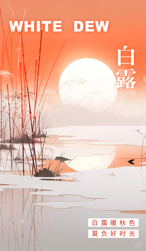 白露秋季秋天日常海报素材