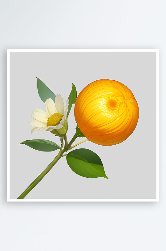 阳光植物金色花朵素材