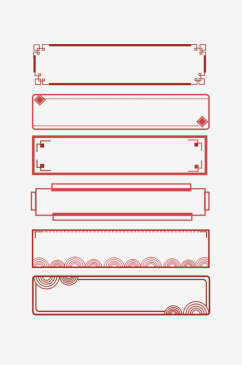 创意中国边框风元素