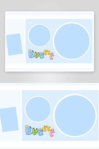 简约卡通相册模板设计
