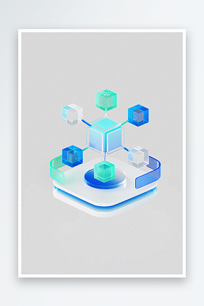 3D立体UI微软模型电商金融元素材下载-众图网